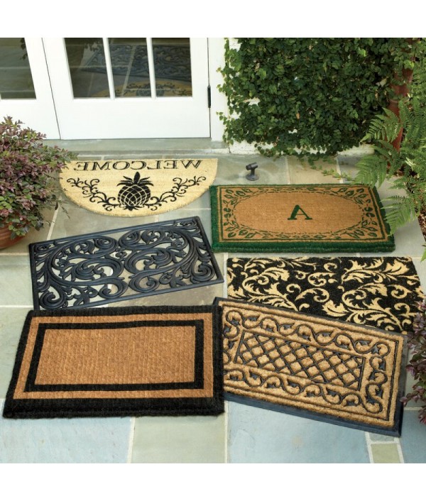 Classic coconut shell door mat